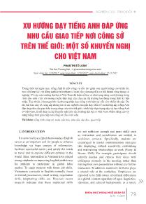 Xu hướng dạy tiếng anh đáp ứng nhu cầu giao tiếp nơi công sở trên thế giới: một số khuyến nghị cho Việt Nam